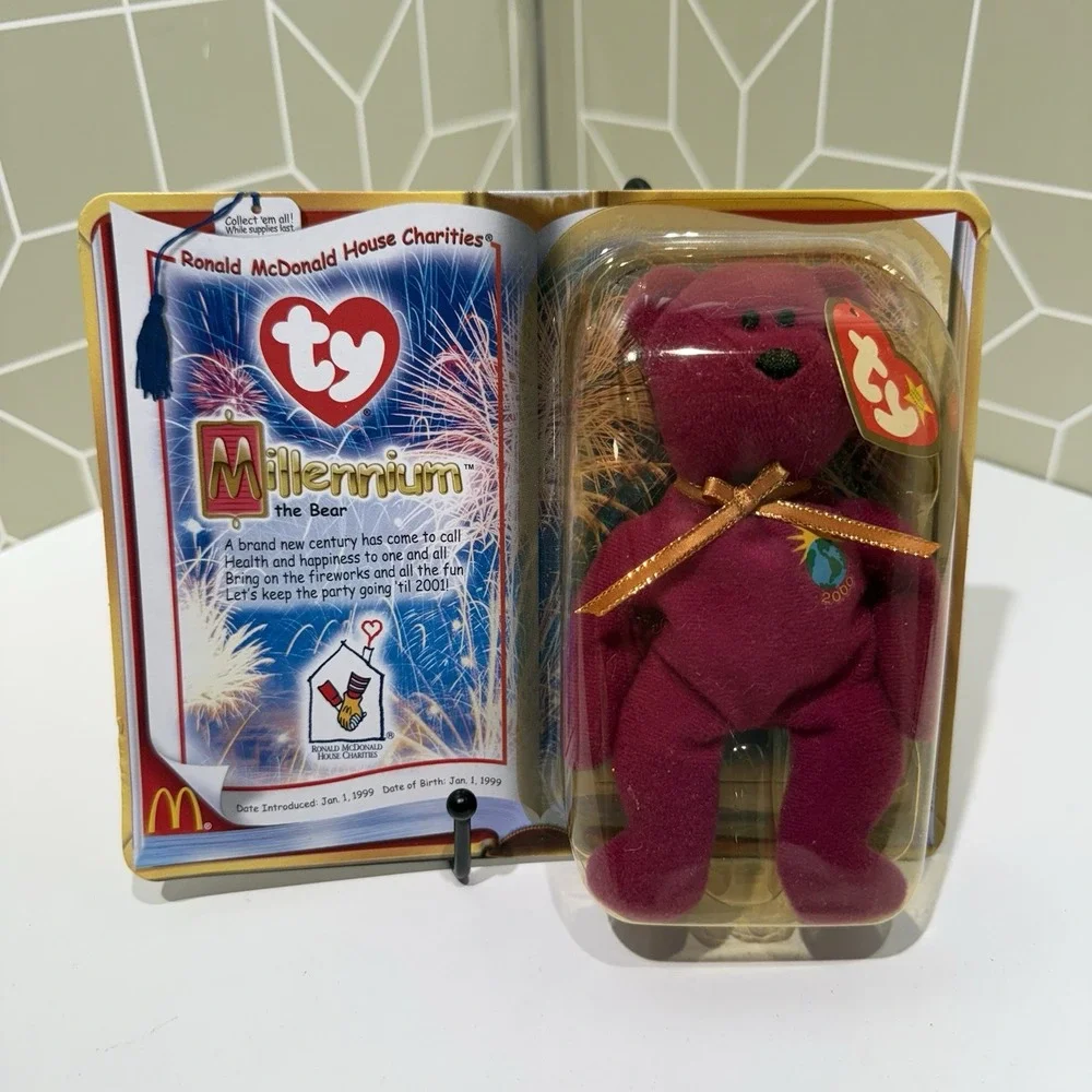 Ty Beanie Babies 2000 Millennium Bear, Ronald McDonald House -‎ Very Limited